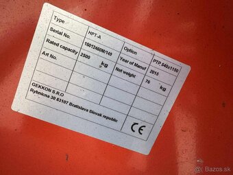 Ponúkam na predaj paletový vozík 2500 - 7