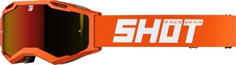 Prilba okuliare ľahká homologovaná ECE06 shot oranžová. - 7