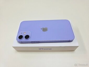 APPLE iPHONE 12 MINI 128GB PURPLE ,ZDRAVIE BATERKY 100% - 7