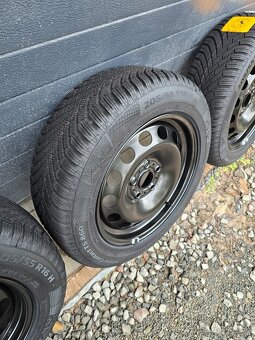 Nový Zimný Komplet Plechy 5x112+Continental 205/55 R16 - 7