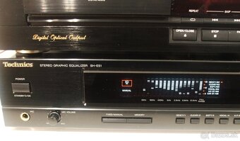 MIDI HiFi graficky equalizer TECHNICS SH-E51 vyr.Japan, AE34 - 7