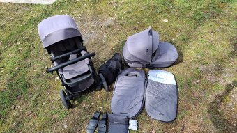 EASYWALKER Set XXL kočík kombinovaný Harvey3 Fossil Grey - 7