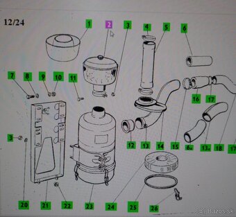 Predčistič vzduchu na Zetor - 7