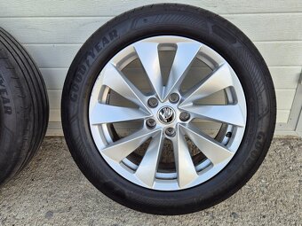 Letná sada hliníkových kolies Škoda Superb IV 215/55 R17 - 7