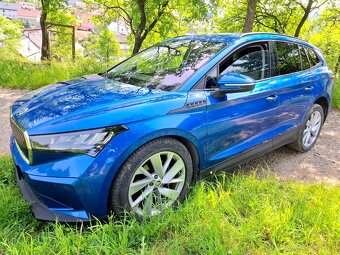 Škoda Enyaq iV 60,modrá RS metalíza,132kW,kamera,2021-tka - 7
