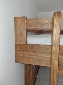 masívna posteľ - JASEŇ - poschodová - 7