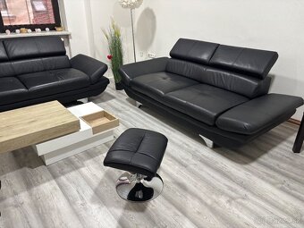 Prodám luxusní koženou sedací soupravu NIERI - 7