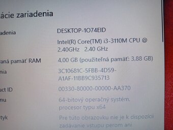 predám ntb HP / Intel core i3 / 4gb ram / ssd disk / HDMI- - 7