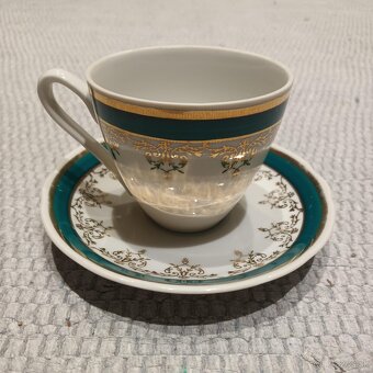 Porcelánová šálka + podšálka - 7