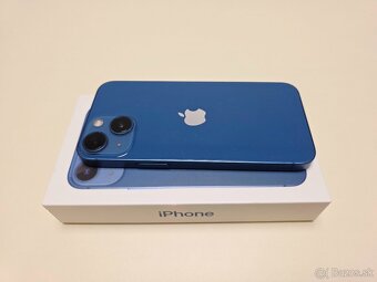 APPLE IPHONE 13 mini 128GB BLUE ,BATERKA 100% - 7