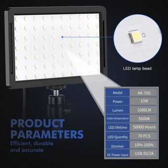 Teyeleec XK-70D 3 PACK LED Light Kit - 7