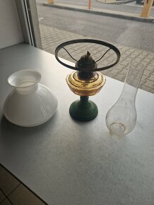 Krásna stara petrolejova lampa - 7