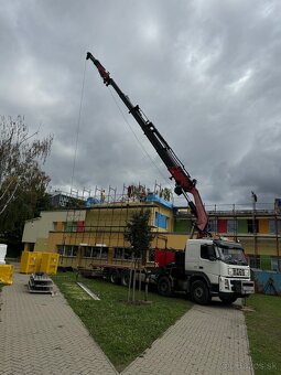 Autodoprava s hydraulickou rukou, práca s HR - 7