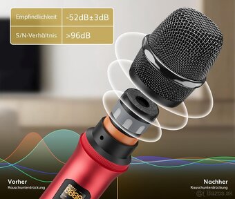 Bezdrôtový mikrofónny systém UHF TONOR TW820 - 7