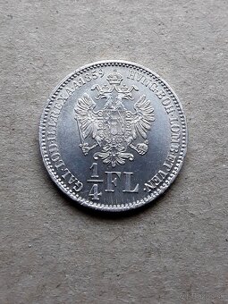 1/4 zlatník 1859 B - 7