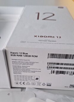 Xiaomi 12 5G, 8/128 GB, Dual SIM, Blue - 7