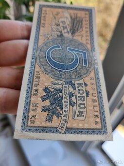 Bankovky Slovenský štát Neperforované aunc - 7