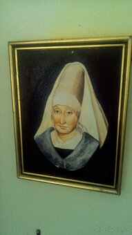 Predaj Olejomaľby kvetov a kópií portrétov v rámoch - 7