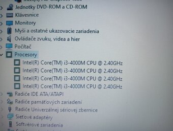 predám Fujitsu Lifebook A544-Intel corei3 -4gb ram -bez bat. - 7