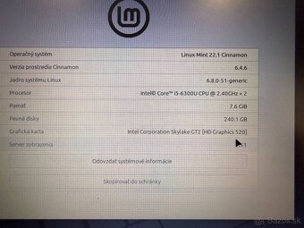 Notebook Lenovo T470 / i5-6300U / 8GB RAM / 250GB SSD/ LINUX - 7