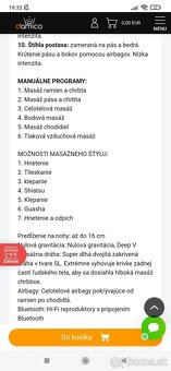Masážne kreslo Damico - 7