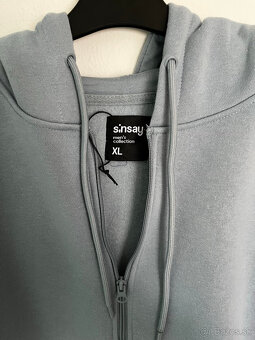 Pánska mikina Sinsay XL – nová, s kapucňou a zipsom - 7