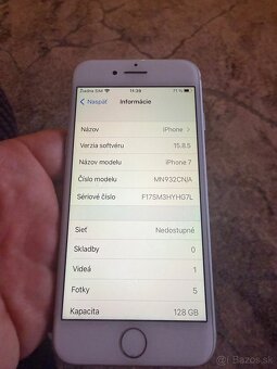 iPhone 7 , 128gb strieborný - 7