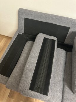 3-miestna sivá sedačka - 7