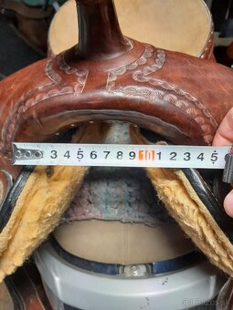 Westernove sedlo znacka western import - 7