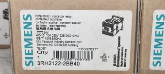 SIEMENS (relé, stykače, HMI panel) - NOVÉ - 7