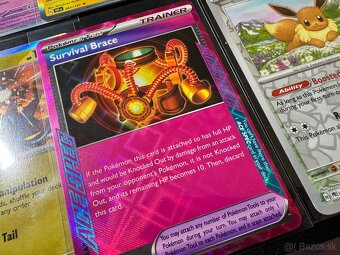 Pokemón MEGA balík (E): 100ks kariet v obaloch s V + darčeky - 7