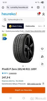 Pirelli Pzero 285/40 R21 109Y letné - 7