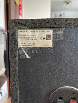Domáce kino Sony 5.1 – AV receiver + reproduktory + subwoofe - 7