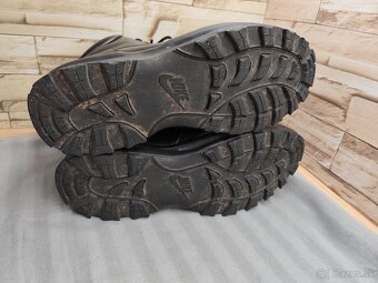 Nike 46 - pánske kožené čierne topánky - 7