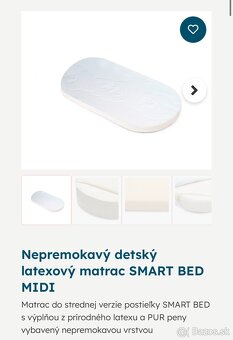 Detská rastúca postieľka + kompletná výbava - 7