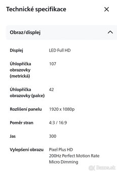 Full HD LED TV Philips 42' - 7