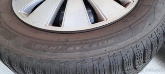 Zimne Bridgestone 185/65 R15 s plechovými diskami - 7