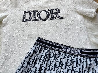 Dior Súprava - tričko +sukňa - biela - 7