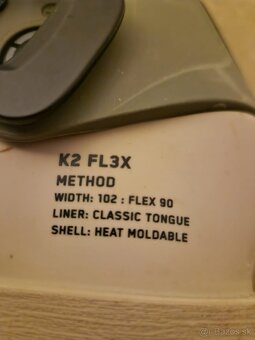Lyžáky K2 Method Flex 90, vel 26,5 - 7