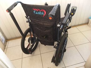Elektrický invalidny vozik 46cm vaha 26kg do 110kg NOVY - 7