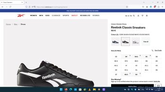 Reebok Classic Sneakers, Ľadvinka Reebok - 7