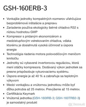 tepelné čerpadlo,zostava SINCLAIR S-THERM 4 - 7