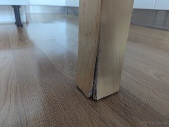Predám starú (r. 2013) sadu IKEA kuchynský stôl + 4 stoličky - 7