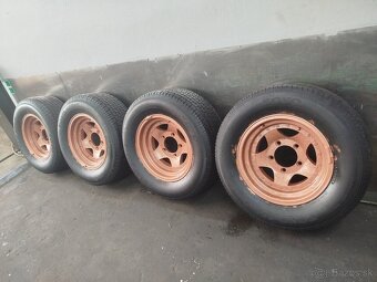 Predám sadu al.diskov.5x139.7 R15 225/60 R15 5mm - 7