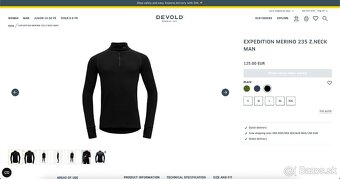Merino rolák Devold Expedition Merino 235 Zip Neck Man - 7