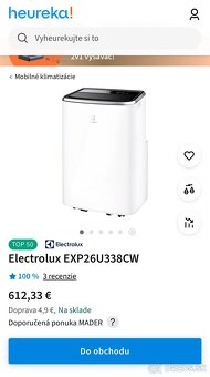 Mobilná klimatizácia Electrolux - ako nová - 7