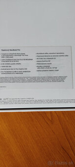 Predám nefunkčný MacBook Pro 13" A2159 - 7