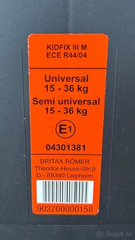 detská aitosedačka BRITAX Römer - 7
