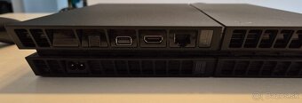 Herna konzola PlayStation 4 s original ovladacom a kablami. - 7