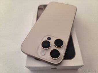 apple iphone 16 PRO 128gb Desert Titanium / Batéria 91% - 7